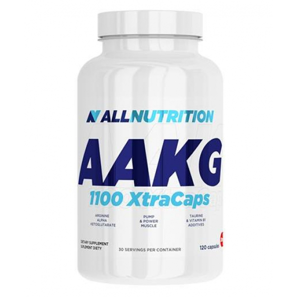 Амінокислота AllNutrition AAKG 1100 XtraCaps, 120 капсул