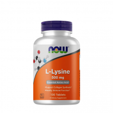 Амінокислота NOW L-Lysine 500 mg, 100 таблеток Амінокислота NOW L-Lysine 500 mg, 100 таблеток