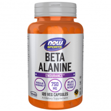 Амінокислота NOW Beta-Alanine 750 mg, 120 вегакапсул Амінокислота NOW Beta-Alanine 750 mg, 120 вегакапсул