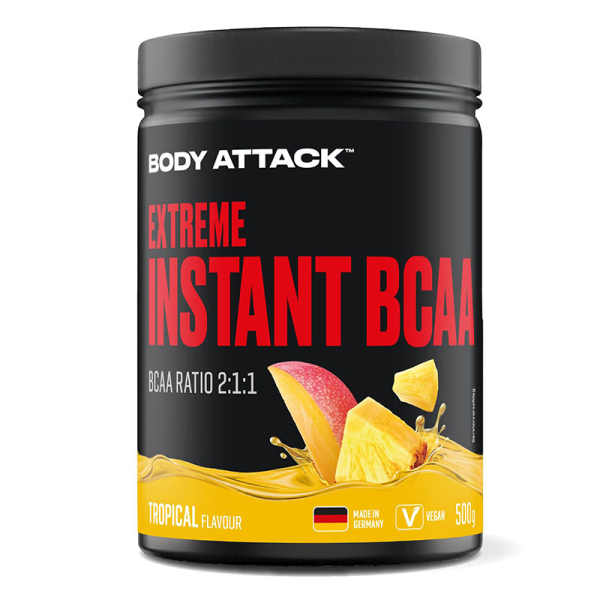 Амінокислота Body Attack Extreme Instant BCAA 500 грамм Тропічні фрукти