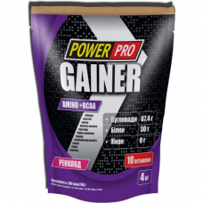 Гейнер Power Pro Gainer, 4 кг Слива ренклод Гейнер Power Pro Gainer, 4 кг Слива ренклод