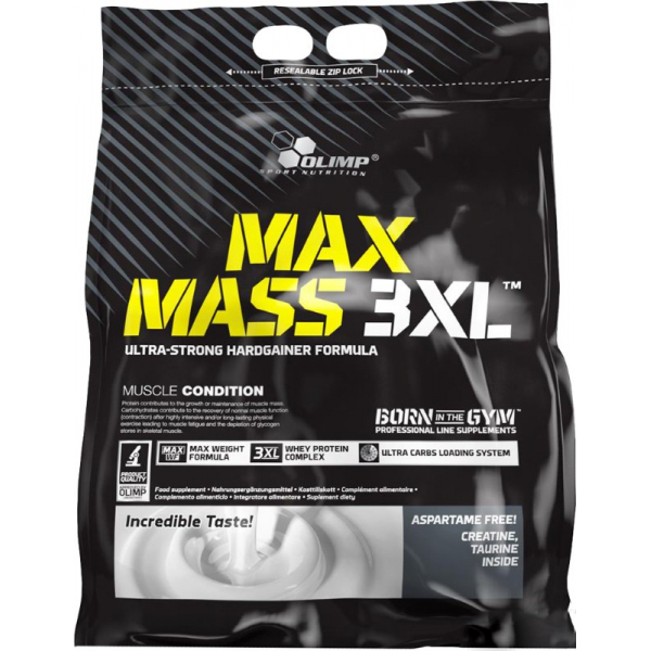 Гейнер Olimp MAX Mass 3XL, 6 кг Полуниця
