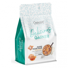 Гейнер OstroVit Delicious Gainer, 4.5 кг Солона карамель Гейнер OstroVit Delicious Gainer, 4.5 кг Солона карамель