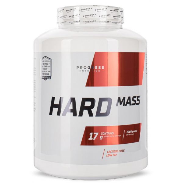 Гейнер Progress Nutrition Hard Mass, 2 кг Ваніль