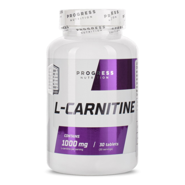 Жироспалювач Progress Nutrition L-Carnitine, 60 таблеток