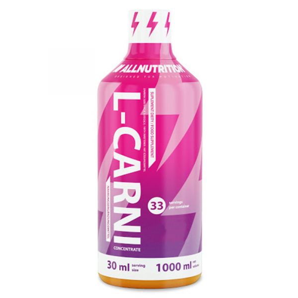 Жироспалювач AllNutrition L-carni, 1 літр Апельсин