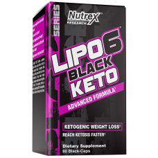 Жироспалювач Nutrex Research Lipo-6 Black Keto, 60 капсул Жироспалювач Nutrex Research Lipo-6 Black Keto, 60 капсул