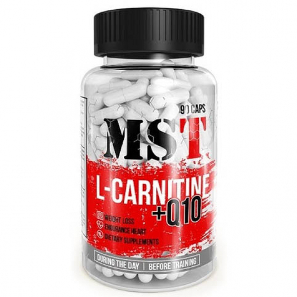 Жироспалювач MST L-Carnitine + Q10, 90 капсул