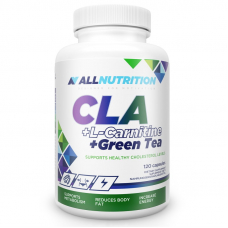 Жироспалювач AllNutrition CLA + L-Carnitine + Green Tea, 120 капсул