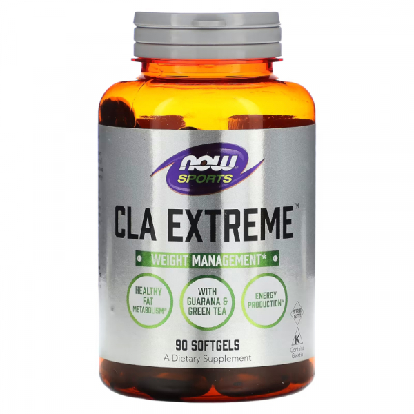 Жироспалювач NOW CLA Extreme, 90 капсул