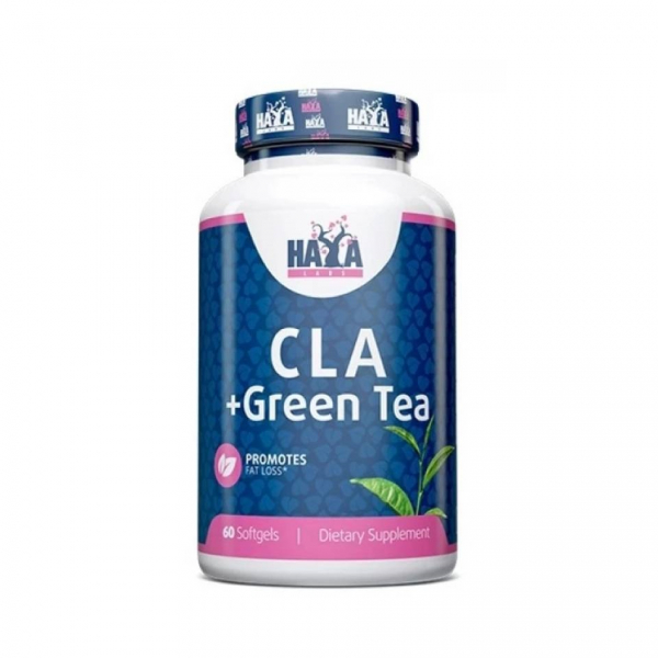 Жироспалювач Haya Labs CLA + Green Tea, 60 капсул