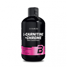 Жироспалювач BioTech L-Carnitine + Chrome, 500 мл Апельсин Жироспалювач BioTech L-Carnitine + Chrome, 500 мл Апельсин