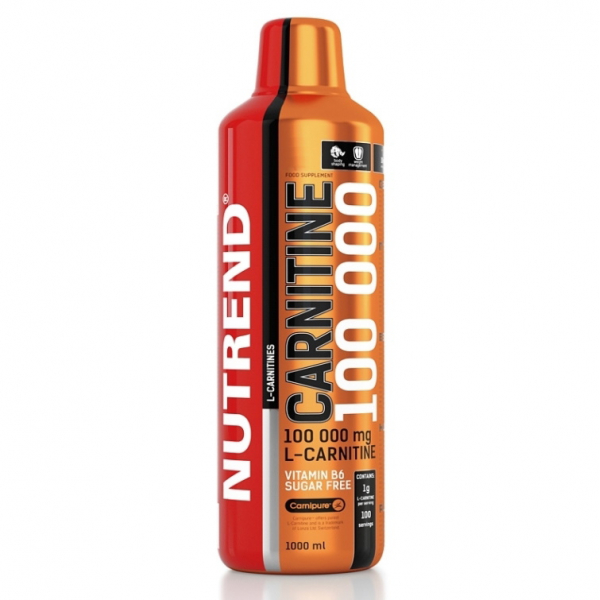 Жироспалювач Nutrend Carnitine 100 000, 1 літр Лимон