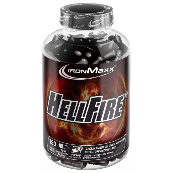 Жироспалювач IronMaxx Hellfire Fatburner, 150 капсул