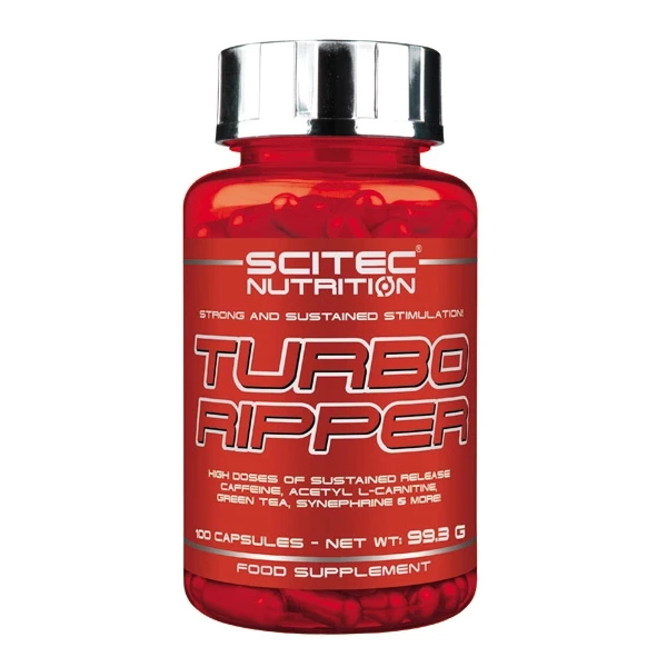 Жироспалювач Scitec Turbo Ripper, 100 капсул
