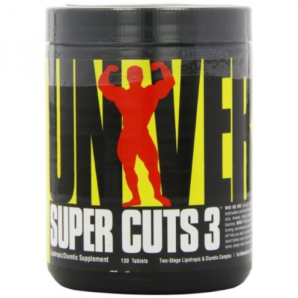 Жироспалювач Universal Nutrition Super Cuts 3, 130 таблеток