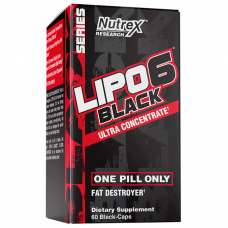 Жироспалювач Nutrex Research Lipo-6 Black Ultra Concentrate, 60 капсул Жироспалювач Nutrex Research Lipo-6 Black Ultra Concentrate, 60 капсул