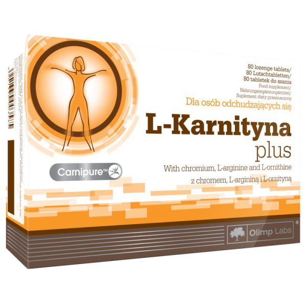 Жироспалювач Olimp L-Carnitine Plus, 80 таблеток