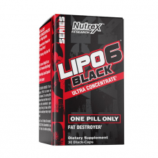 Жироспалювач Nutrex Research Lipo-6 Black Ultra Concentrate, 30 капсул Жироспалювач Nutrex Research Lipo-6 Black Ultra Concentrate, 30 капсул