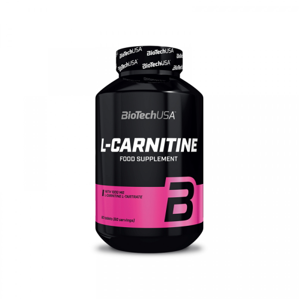 Жироспалювач BioTech L-Carnitine 1000 mg, 60 таблеток