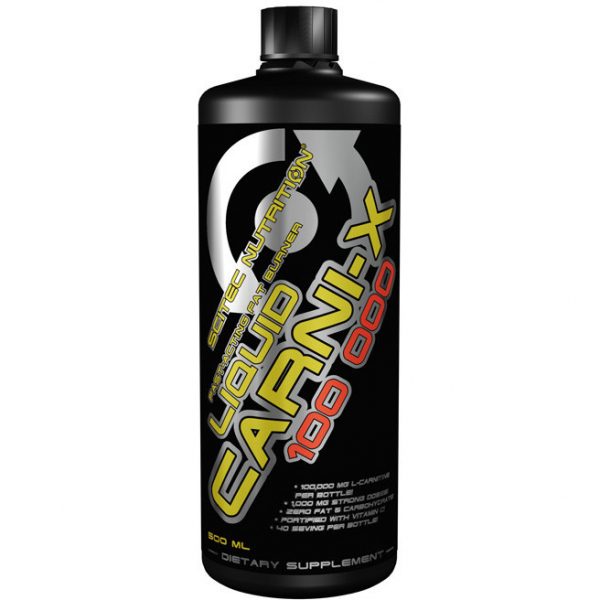 Жироспалювач Scitec Carni X Liquid 100 000, 500 мл Кактус-ананас