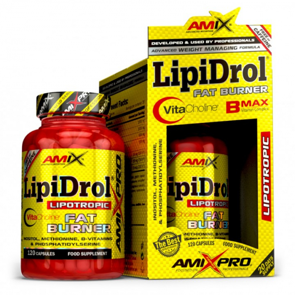 Жироспалювач Amix Nutrition Lipidrol Fat Burner Plus, 120 капсул