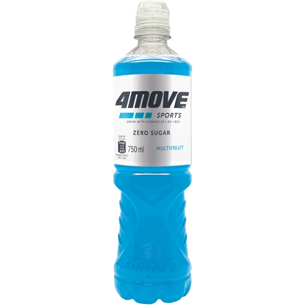 Ізотонік 4MOVE Isotonic Drink Zero, 750 мл Мультифрукт