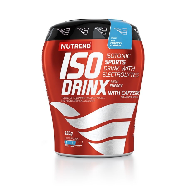 Ізотонік Nutrend Iso Drinx with Caffeine, 420 грам Ожина