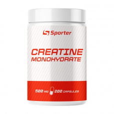 Креатин Sporter Creatine Monohydrate, 200 капсул Креатин Sporter Creatine Monohydrate, 200 капсул