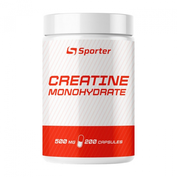 Креатин Sporter Creatine Monohydrate, 200 капсул