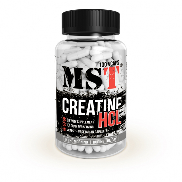 Креатин MST Creatine HCL, 130 вегакапсул