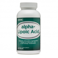 Натуральна добавка GNC Alpha-Lipoic Acid 100, 60 каплет