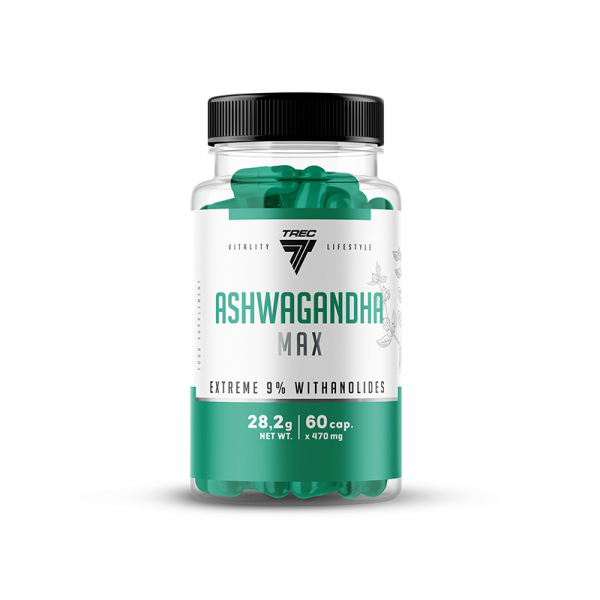 Натуральна добавка Trec Nutrition Ashwagandha MAX, 60 капсул