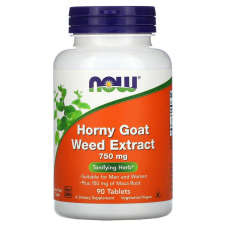 Натуральна добавка NOW Horny Goat Weed 750 mg, 90 таблеток Натуральна добавка NOW Horny Goat Weed 750 mg, 90 таблеток