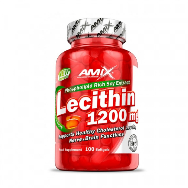 Натуральна добавка Amix Nutrition Lecithin, 100 капсул