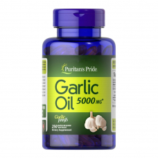 Натуральна добавка Puritan's Pride Garlic Oil 5000 mg, 100 капсул