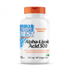 Натуральна добавка Doctor's Best Alpha-Lipoic Acid 300 mg, 180 вегакапсул