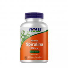 Натуральна добавка NOW Spirulina 500 mg, 120 вегакапсул