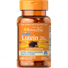 Натуральна добавка Puritan's Pride Lutein 20 mg with Zeaxanthin, 60 капсул Натуральна добавка Puritan's Pride Lutein 20 mg with Zeaxanthin, 60 капсул