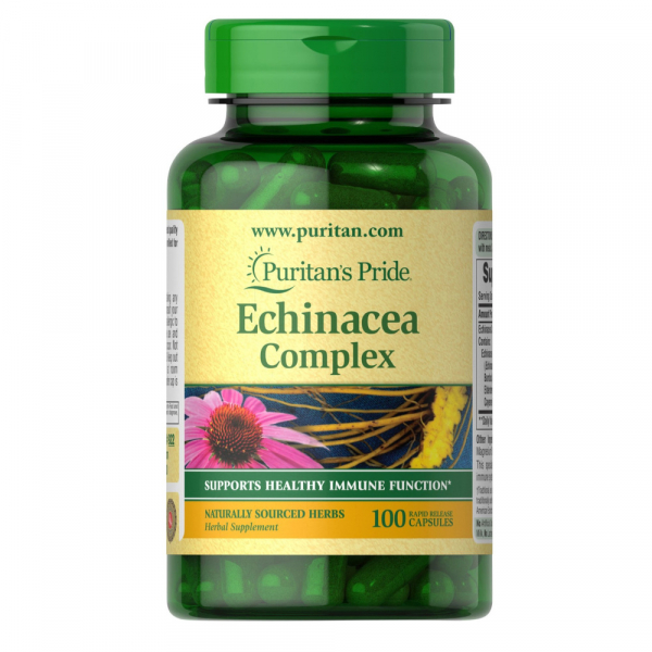Натуральна добавка Puritan's Pride Echinacea Complex, 100 капсул