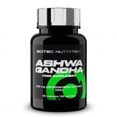 Натуральна добавка Scitec Ashwagandha, 60 капсул Натуральна добавка Scitec Ashwagandha, 60 капсул