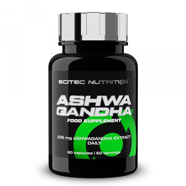 Натуральна добавка Scitec Ashwagandha, 60 капсул