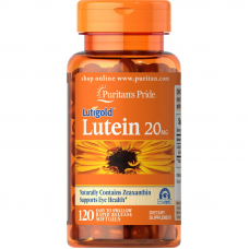 Натуральна добавка Puritan's Pride Lutein 20 mg with Zeaxanthin, 120 капсул Натуральна добавка Puritan's Pride Lutein 20 mg with Zeaxanthin, 120 капсул