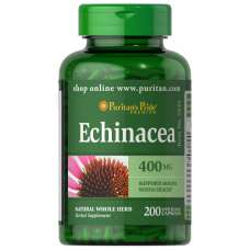 Натуральна добавка Puritan's Pride Echinacea 400 mg, 200 капсул