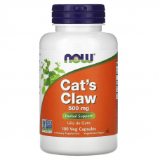 Натуральна добавка NOW Cat's Claw 500 mg, 100 капсул Натуральна добавка NOW Cat's Claw 500 mg, 100 капсул