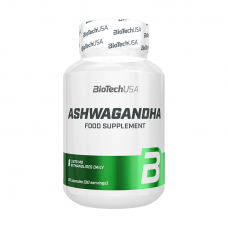 Натуральна добавка BioTech Ashwagandha, 60 капсул Натуральна добавка BioTech Ashwagandha, 60 капсул
