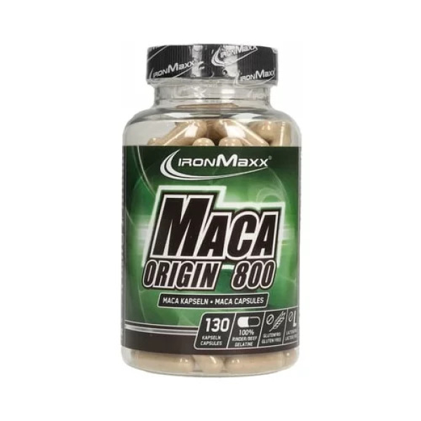 Натуральна добавка IronMaxx Maca Origin 800, 130 капсул