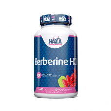 Натуральна добавка Haya Labs Berberine HCL 400 mg, 60 вегакапсул