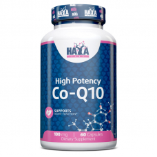 Натуральна добавка Haya Labs High Potency Co-Q10 100 mg, 60 капсул Натуральна добавка Haya Labs High Potency Co-Q10 100 mg, 60 капсул