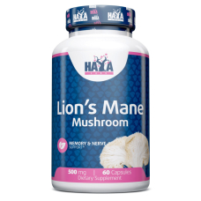 Натуральна добавка Haya Labs Lion's Mane Mushroom 500 mg, 60 капсул